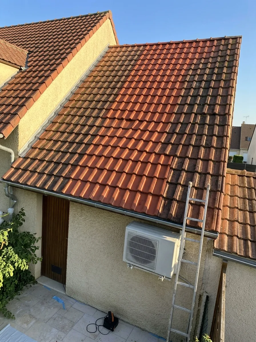 Nettoyage de toiture à Torcy
